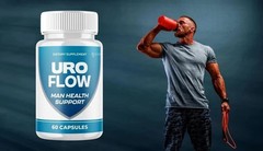 (1 Pack) Uro Flow for Men Prostate Health & Urinary Support Supplement 60 Caps