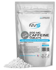 CAFFEINE PILLS / TABLETS BY NVS Labs 2500 PILLS 200mg STRENGTH (1000g)
