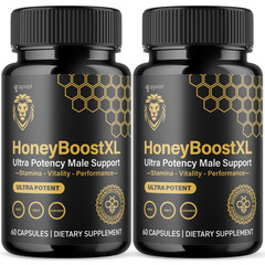 (2 Pack) Honey Boost XL Advanced Male Support Pill HoneyBoostXL Vitamin 120 Caps
