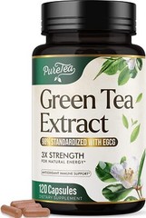 Green Tea Extract, Natural Fat Burn & Weight Loss Supplement 1000mg EGCG Capsule