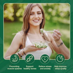 Chelated Magnesium Glycinate 500 mg – 120/240/480 Capsules – Free Shipping