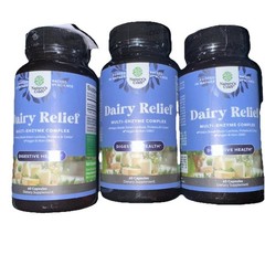 3 LOT Dairy Relief Multi-Enzyme 180 Caps Nature’s Craft Helps Digest dairy 12/27