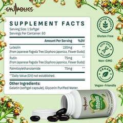 Gyumolics Luteolin Supplement 300mg 60 Softgels