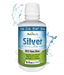 NutriNoche Colloidal Silver | 99.99% Ultra Pure Crystalline Nano Silver Parti…