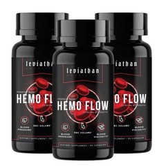 3Pcs-Leviathan Nutrition Hemo Flow Supplement Nattokinase with forNitric Oxide