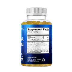 Vitamatic BCAA Gummies Peach Flavor 60 Vegan Pectin Based Gummies