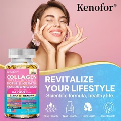Collagen Supports Healthy Skin,Hair,Nails And Joints,Antioxidant 30/60/120 Caps