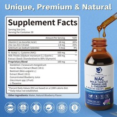 Liposomal Liquid NAC Supplement N-Acetyl Cysteine Drops, N Acetyl Cysteine 500mg