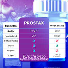 (2 Pack) ProstaX For Men Advanced Prostate Max Support Supplement 120 Capsules