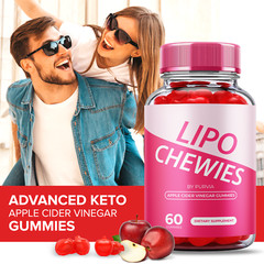 (3 Pack) Lipo Chewies Gummies Advanced Formula Weight Overall Wellness Support