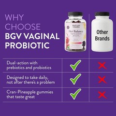 Black Girl Vitamins Her Balance Vaginal Probiotic Gummies – pH Balance & Odor Su
