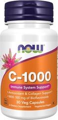 Now Foods Supplements, Vitamin C-1,000 with Rose HIPS & Bioflavonoids 30 Count