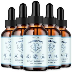 (5 Pack) Ansiotratt Advanced Nootropic Brain Health Support Drops 150 Servings