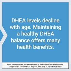 Life Extension DHEA 50 mg – Hormone Balance 60 Count (Pack of 1), Off White