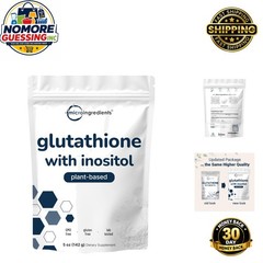 Antioxidant Boost: Pure Glutathione Reduced Powder with Inositol, -Friendly