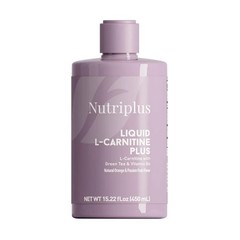 NEW Nutriplus Liquid L-Carnitine Plus Liquid 450ml Orange Passion Fruit