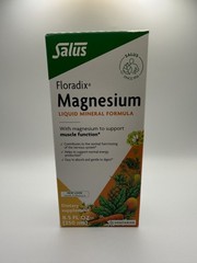 Floradix Magnesium Liquid Herbal and Mineral Supplement Gluten Free 8.5 Fl Oz