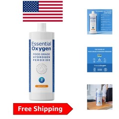 Citrus Scent 3% Food Grade Hydrogen Peroxide – Safe & Eco-Friendly 32 Fl Oz