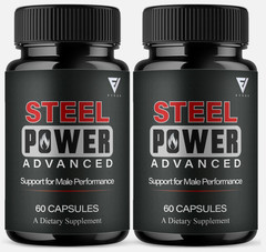 (2 Pack) Steel potency Advanced Performance Supplement, Steel Power (120 Caps…