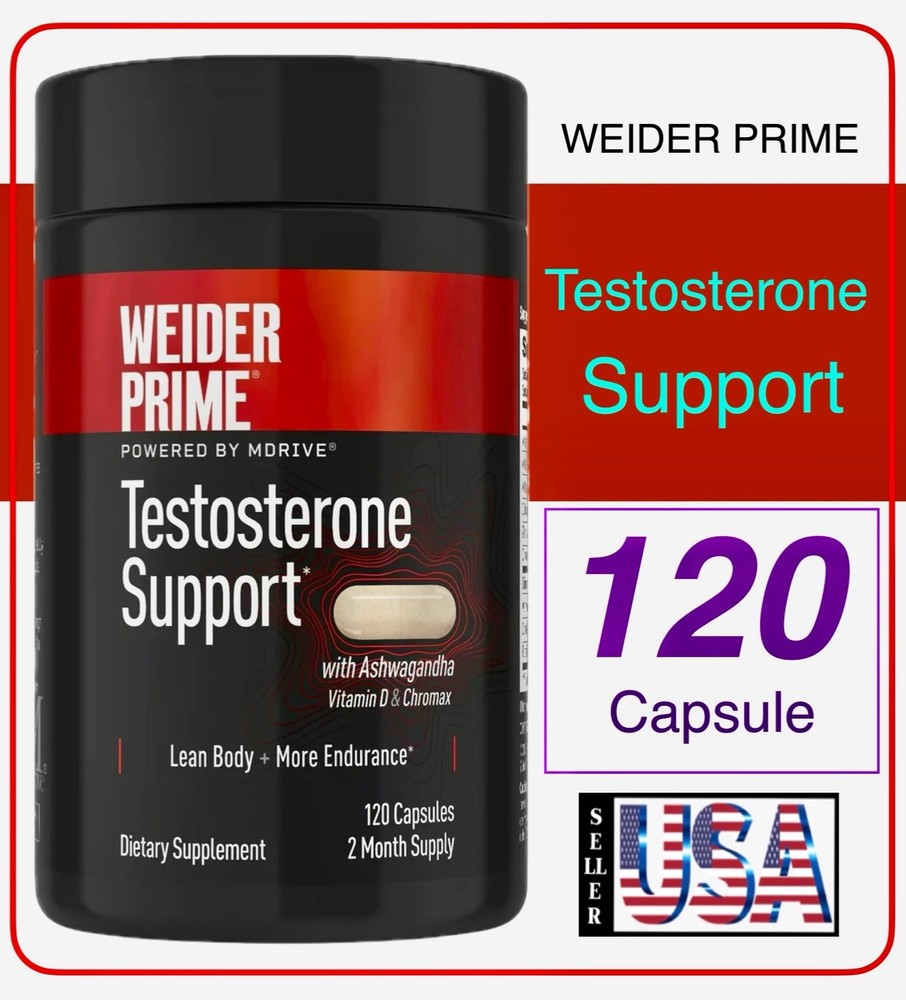 Weider Prime Prostate Health 120 Veggie Capsules Urinary Flow Support Flowens S7