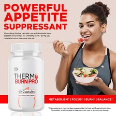 (1 Pack) Thermo Burn Pro Advanced Energy & Fitness Formula ThermoBurnPro 60 Caps