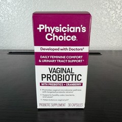 Physician’s Choice Vaginal Probiotic with Prebiotics & Cranberry – 30 Capsules