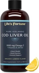Life’s Fortune Pure Icelandic Cod Liver Oil 8 fl oz