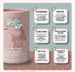 NIB~ Make Time For BRAIN, BODY, & BEAUTY Orange Drink 7.4 oz Women’s Wellness