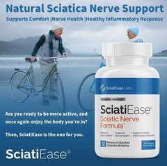 HOT 3 Pack SciatiEase Labs Sciati Ease Sciatic Nerve Formula 120 Cap NEW
