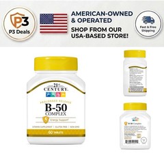 Essential B 50 Complex Energy Support Tablets – 60 Gluten-Free Prolonged Release