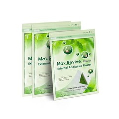 Max Revive® Plaster – 9 Patches External Analgesic Plaster 4.3”X5.9” (3 Patche