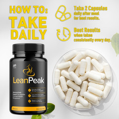 (2 Pack) Lean Peak Advanced Energy & Fitness Formula VItamin LeanPeak 120 Caps