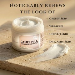Cammellatte Camel Milk Body Butter | Firming Moisturizer | for Crepey, Dry Sk…