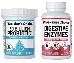Physician’s Choice 60 Billion Probiotic & Digestive Enzymes Bundle USA SELLER++-