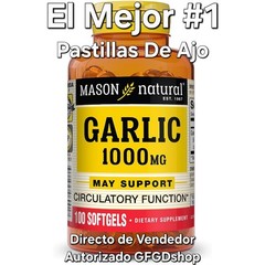 Pastillas De Ajo Naturales Para Bajar El Colesterol La Presion Alta Sin Olor #1