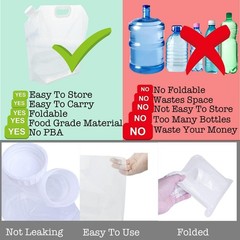 16-Pack Collapsible Water Containers (2.6 Gallon / 10L Each) – BPA Free Water…