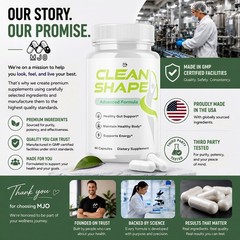 (5 Pack) Clean Shape Advanced Weight Management Support Supplement 300 Capsules