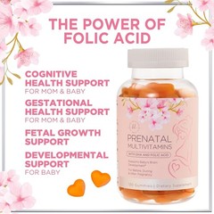 Prenatal Women’s Multi-Vitamins with A, C, D, B12, DHA and Folic Acid