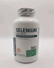 Bronson – Selenium 200 Mcg, Chelated Superior Absorption, 360 Capsules