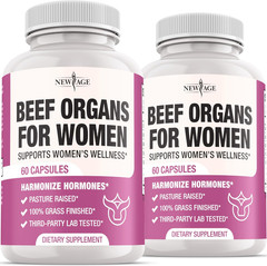 Beef Organ Supplement for Women – Beef Liver, Kidney, Heart and Uterus Tissue, S