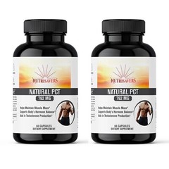 Natural PCT, Rice Flour, Maintain Muscle Restore Balance – 60 Caps, Pack of 2