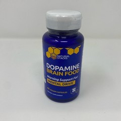 Natural Stacks Dopamine Brain Food, Blue, 60 Vegan Capsules