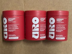 3x Lot O+ URO Urinary Tract Vitamin Capsules Cranberry & D-Mannose 60 Count 5/27