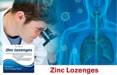 Zinc Lozenges Zinc Gluconate Immune System Support – Orange Flavor 100 Lozenges