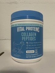 Vital Proteins Collagen Peptides Powder Unflavored 20 oz Expires 2027
