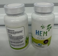 (2 Pack) Hem Hero Extra Strength Hemorrhoid Treatment 42 Capsules Exp 01/2028
