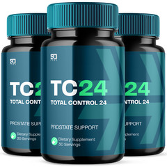 Total Control 24 Prostate Support Supplement Advanced Men Wellness Vitamin 180ct