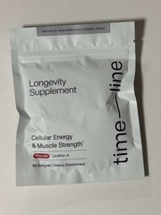 Timeline Mitopure 60 Softgels Urolithin A Longevity Cellular Health Support