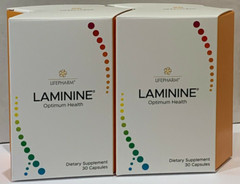2 bottles LifePharm Laminine – (30 capsules each bottle) — Expiration : (2026)