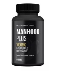 Manhood Plus Capsules Support for Enhanced Energy & Vitality (60Caps) Dietary